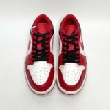  NIKE AIR JORDAN 1 LOW REVERSE BLACK TOE 553558-163 