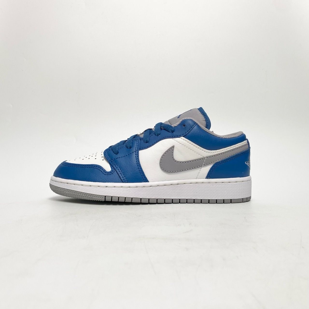 NIKE AIR JORDAN 1 LOW GS TRUE BLUE CEMENT 553560-412 