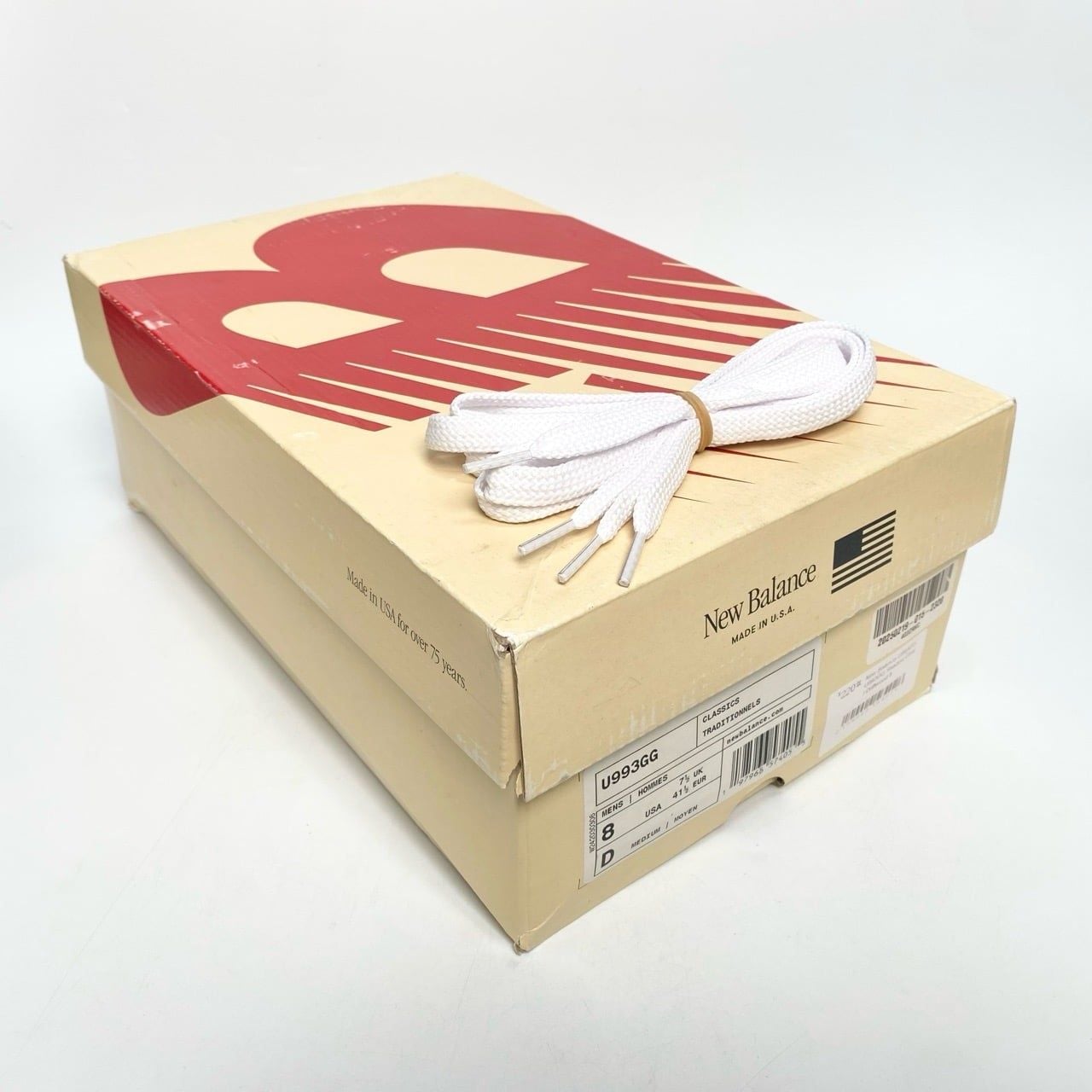  NEW BALANCE 993 MADE IN USA DRIFTWOOD U993GG 