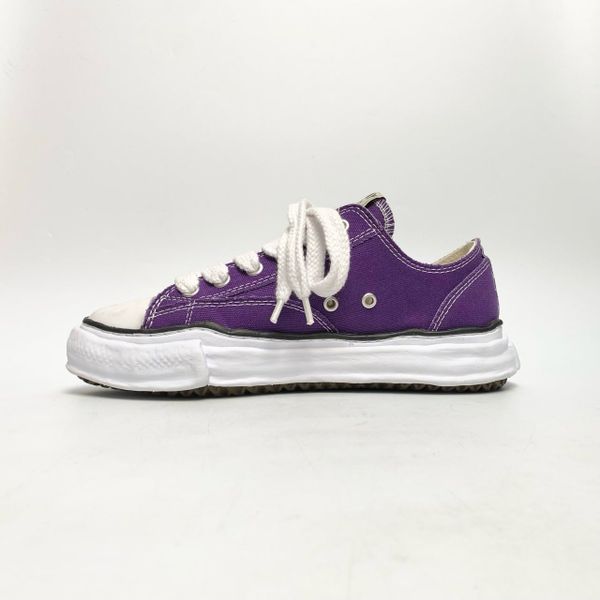  MAISON MIHARA YASUHIRO HANK OG SOLE CANVAS LOW PURPLE 