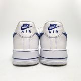  NIKE AIR FORCE 1 LOW ’07 LV8 WHITE ROYAL BLUE HQ2037-100 