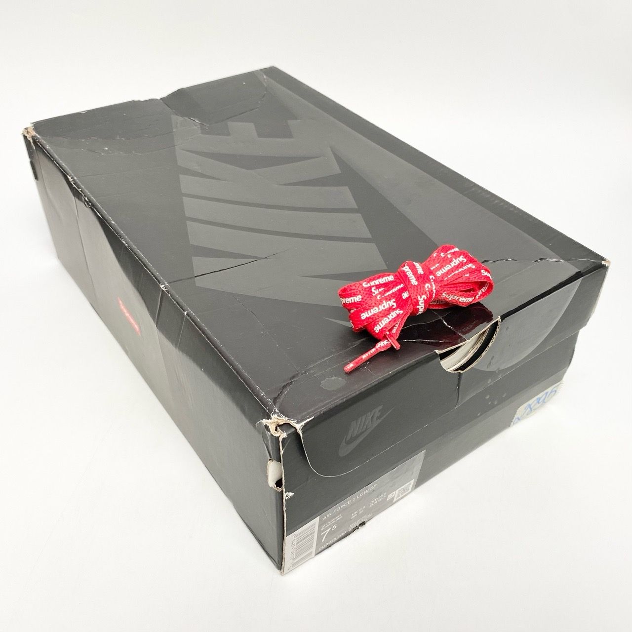  NIKE AIR FORCE 1 LOW SUPREME WHITE CU9225-100 