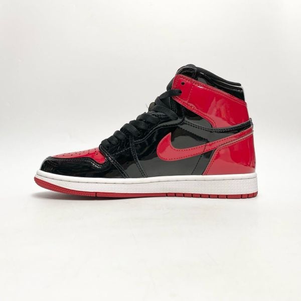  NIKE AIR JORDAN 1 RETRO HIGH OG PATENT BRED 555088 063 