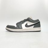  NIKE AIR JORDAN 1 LOW IRON GREY 553558-152 