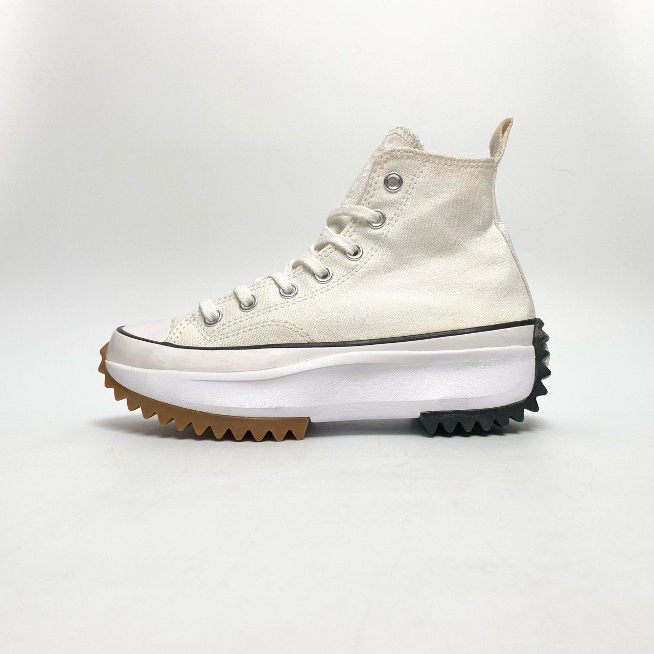  CONVERSE RUN STAR HIKE HIGH WHITE BLACK GUM 166799C 