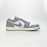  NIKE AIR JORDAN 1 LOW VINTAGE GREY 553558-053 