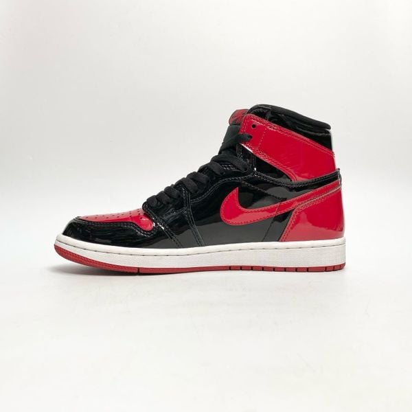  NIKE AIR JORDAN 1 RETRO HIGH OG PATENT BRED 555088-063 