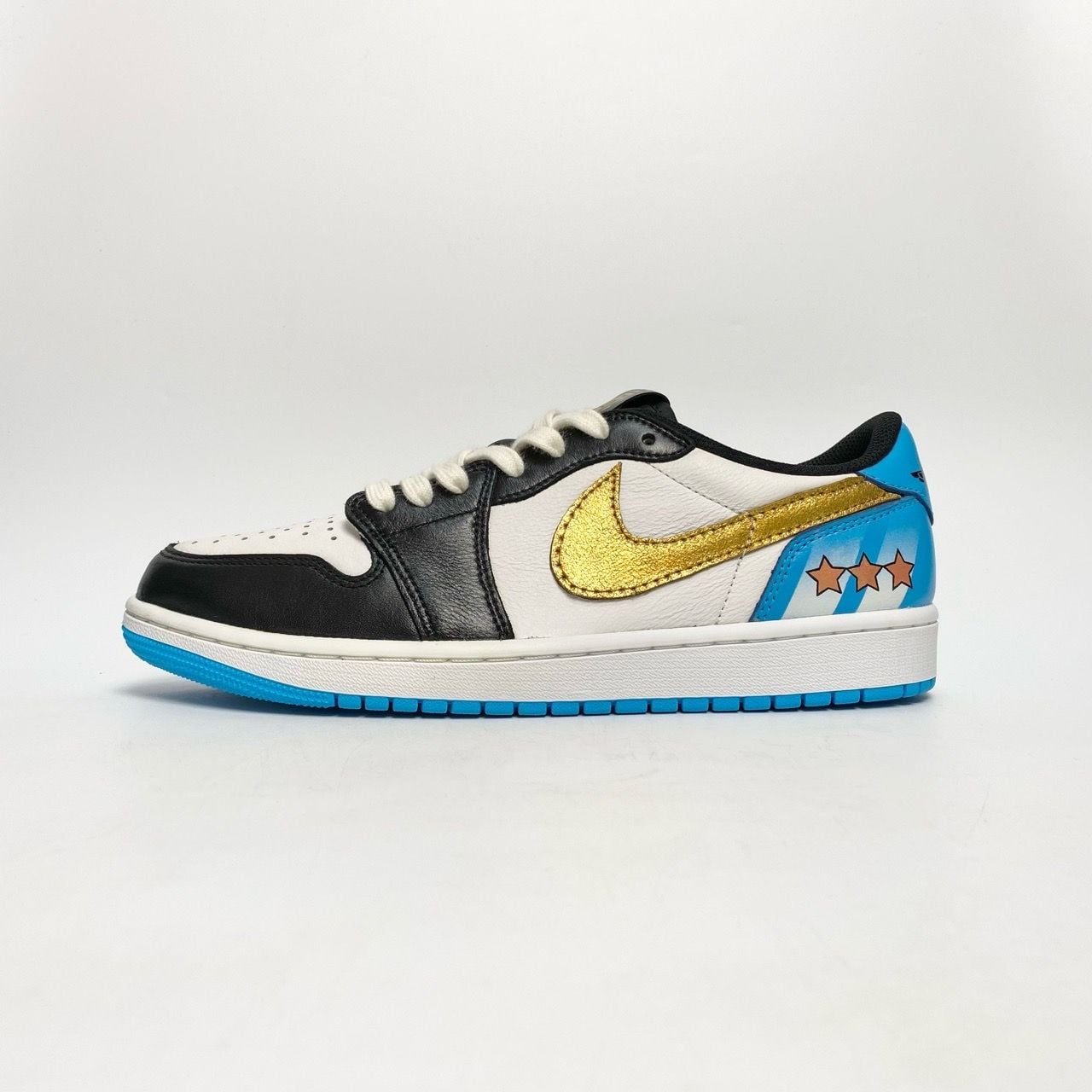  NIKE AIR JORDAN 1 RETRO LOW OG POWDER BLUE ( CUSTUM ) CZ0790-104 