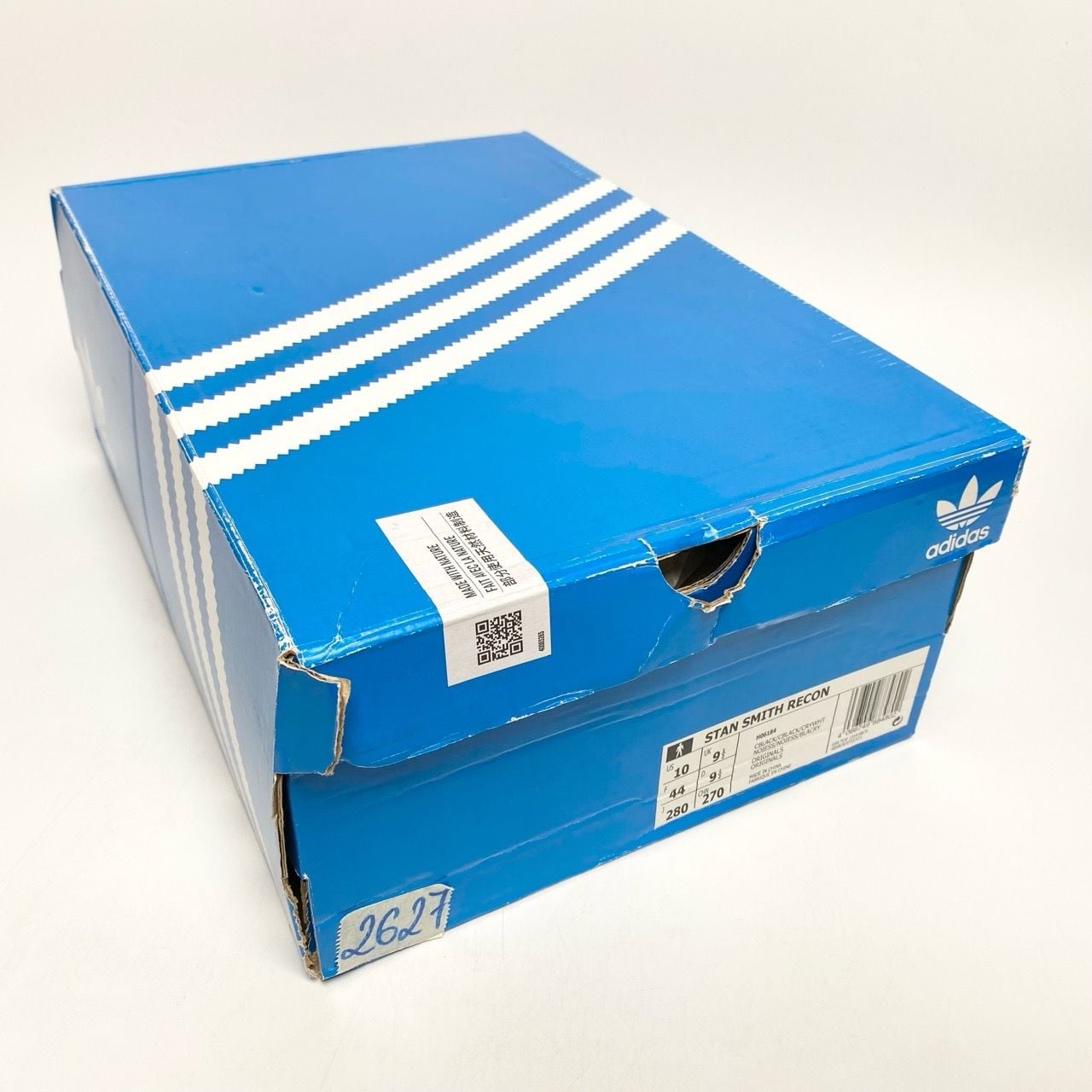  ADIDAS STAN SMITH RECON BLACK CRYSTAL WHITE H06184 