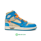  NIKE AIR JORDAN 1 X OFF-WHITE UNIVERSITY BLUE AQ0818-148 