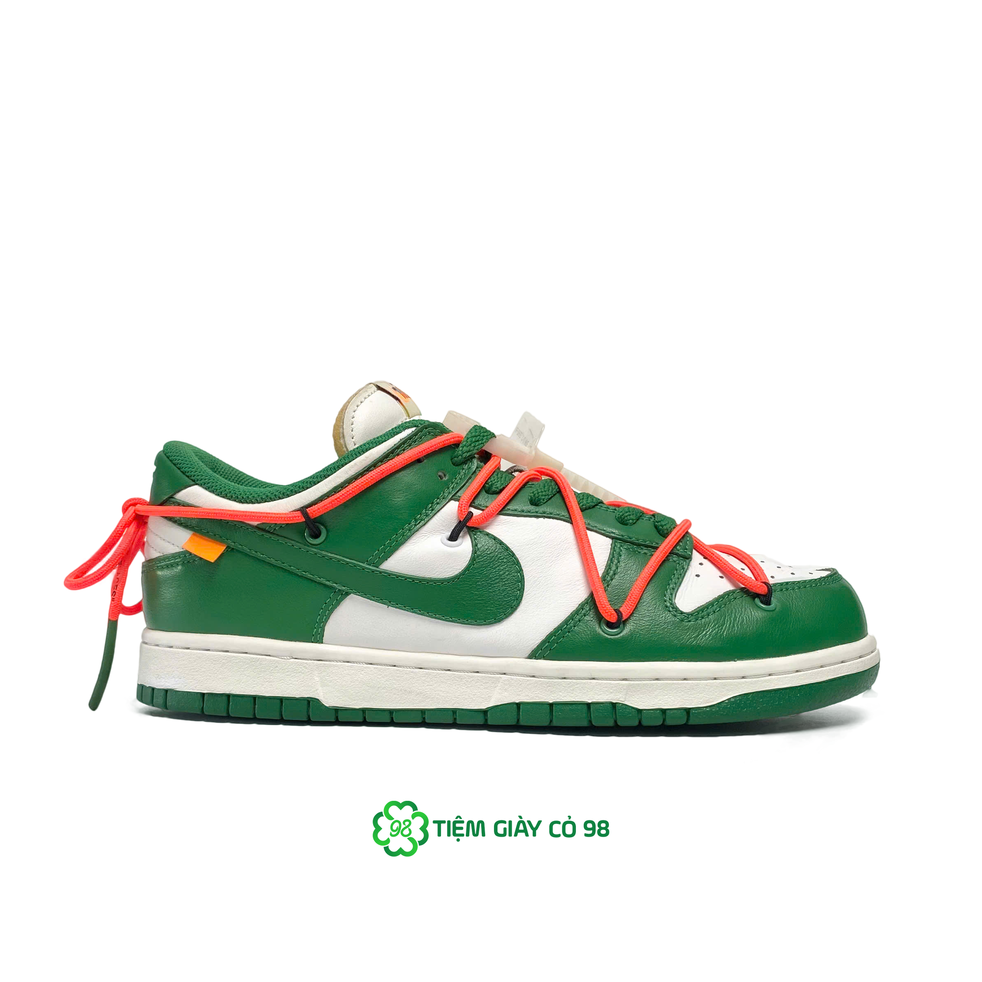  NIKE OFF WHITE X DUNK LOW PINE GREEN CT0856-100 