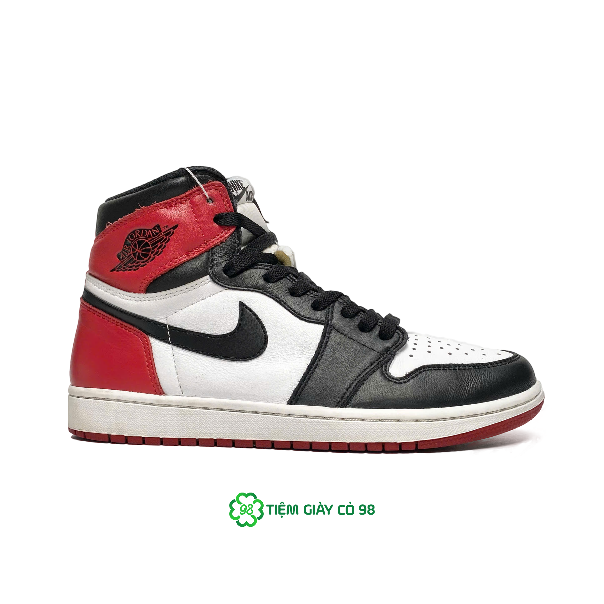  NIKE AIR JORDAN 1 RETRO BLACK TOE 555088-125 