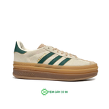  ADIDAS GAZELLE BOLD CREAM COLLEGIATE GREEN (WMNS) ID7056 