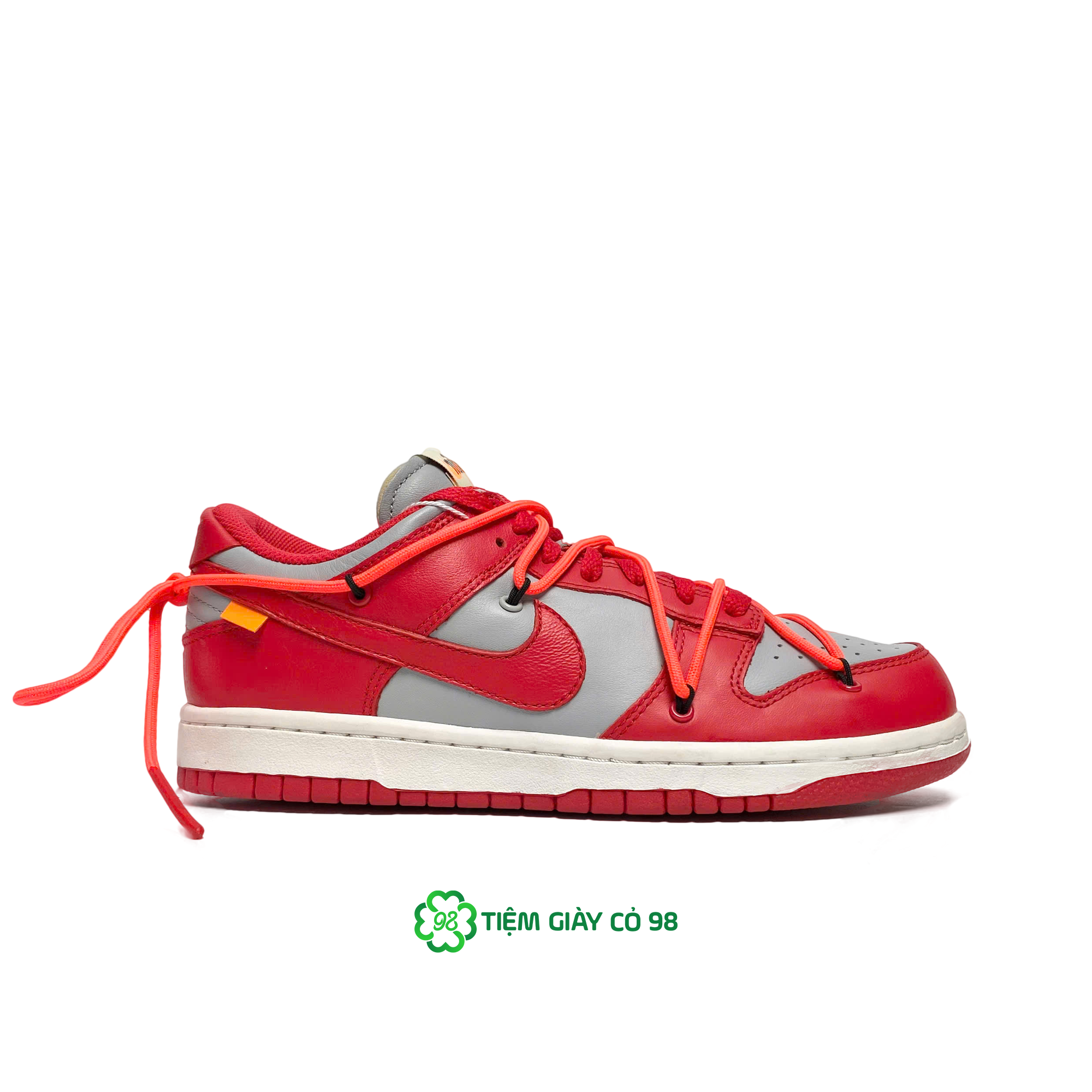  NIKE OFF-WHITE X DUNK LOW UNIVERSITY RED CT0856-600 