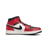  NIKE AIR JORDAN 1 MID CHICAGO BLACK TOE 554724-069 