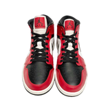  NIKE AIR JORDAN 1 MID CHICAGO BLACK TOE 554724-069 