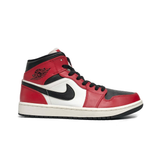  NIKE AIR JORDAN 1 MID CHICAGO BLACK TOE 554724-069 