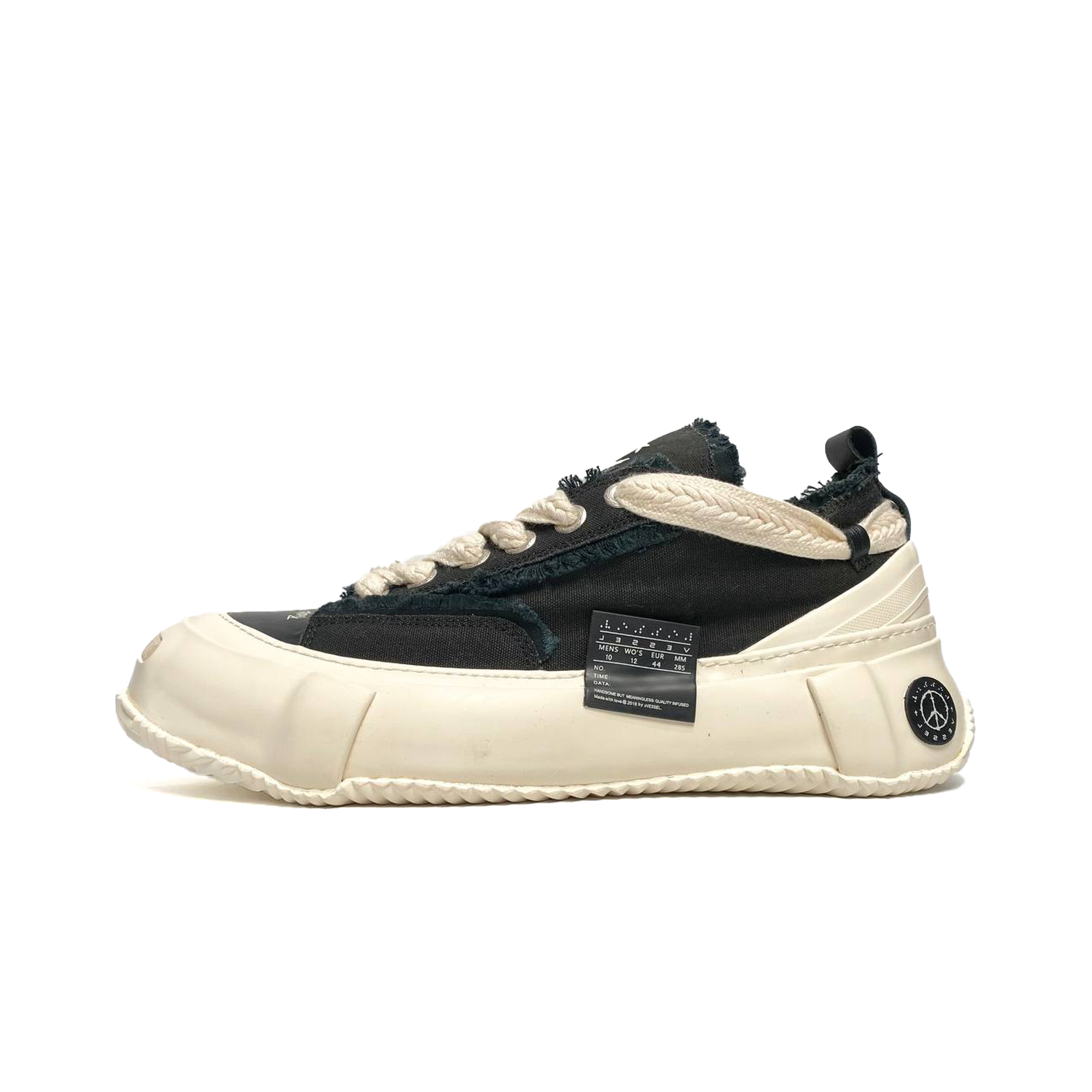  XVESSEL G.O.P 2.0 MARSHMALLOW LOWS BLACK S22X42B 