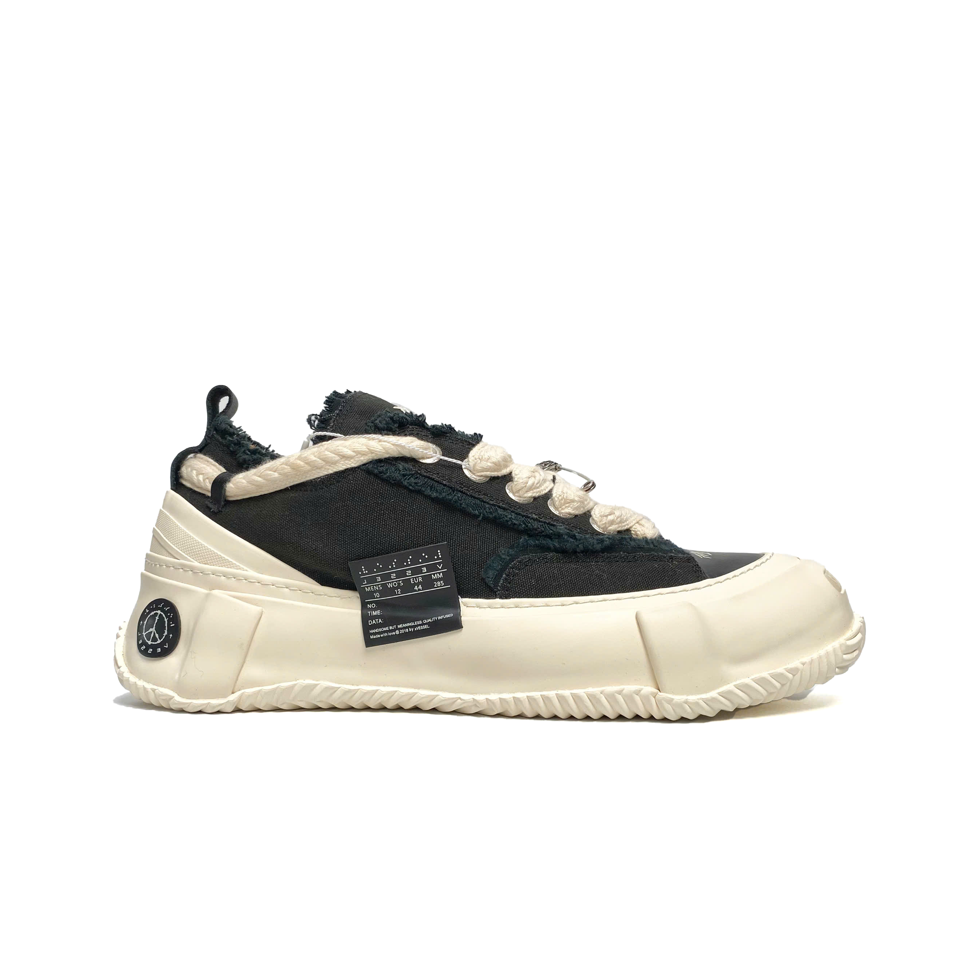  XVESSEL G.O.P 2.0 MARSHMALLOW LOWS BLACK S22X42B 