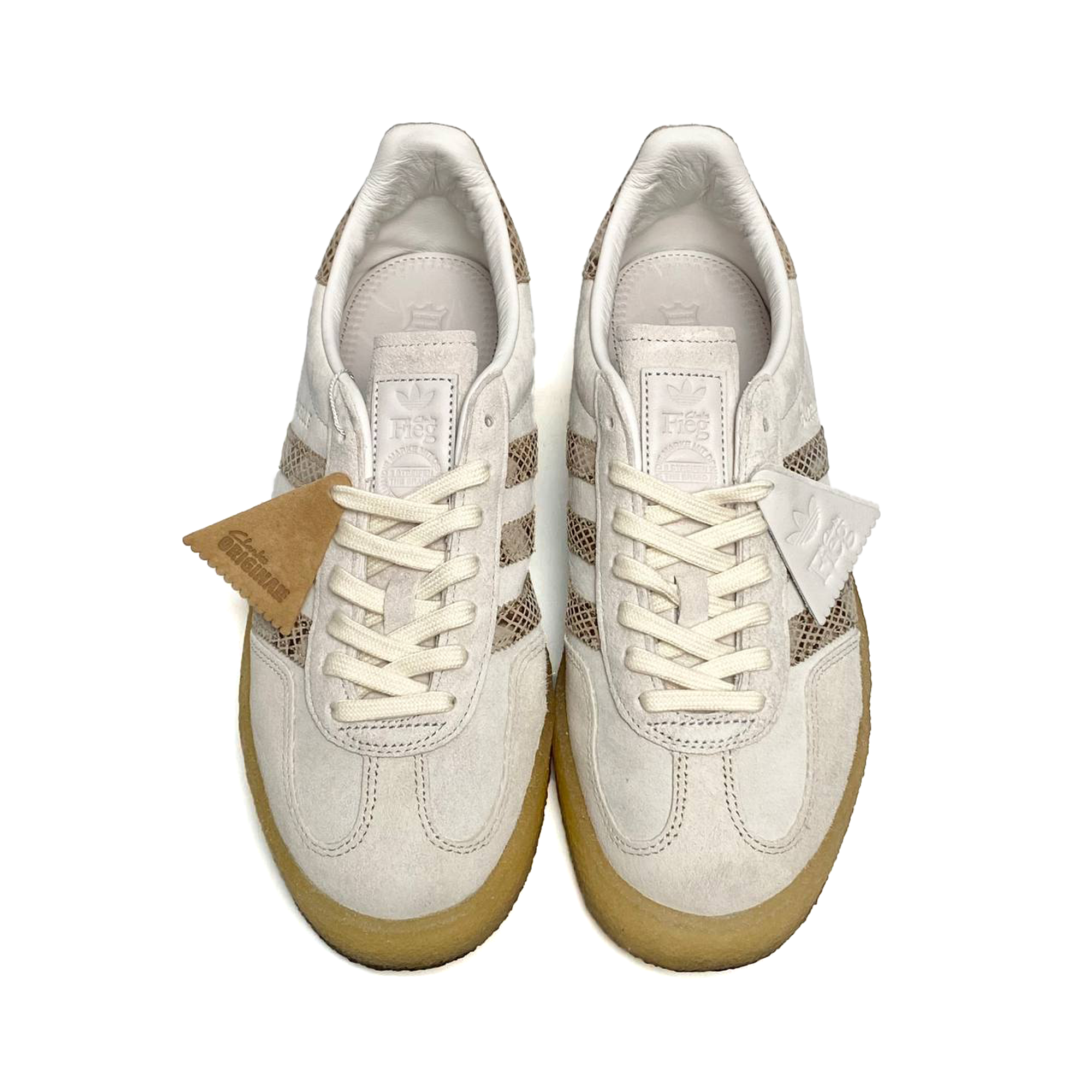  KITH RONNIE FIEG × CLARKS × ADIDAS ORIGINALS 8TH STREET GAZELLE INDOOR SNAKESKIN JS1754 