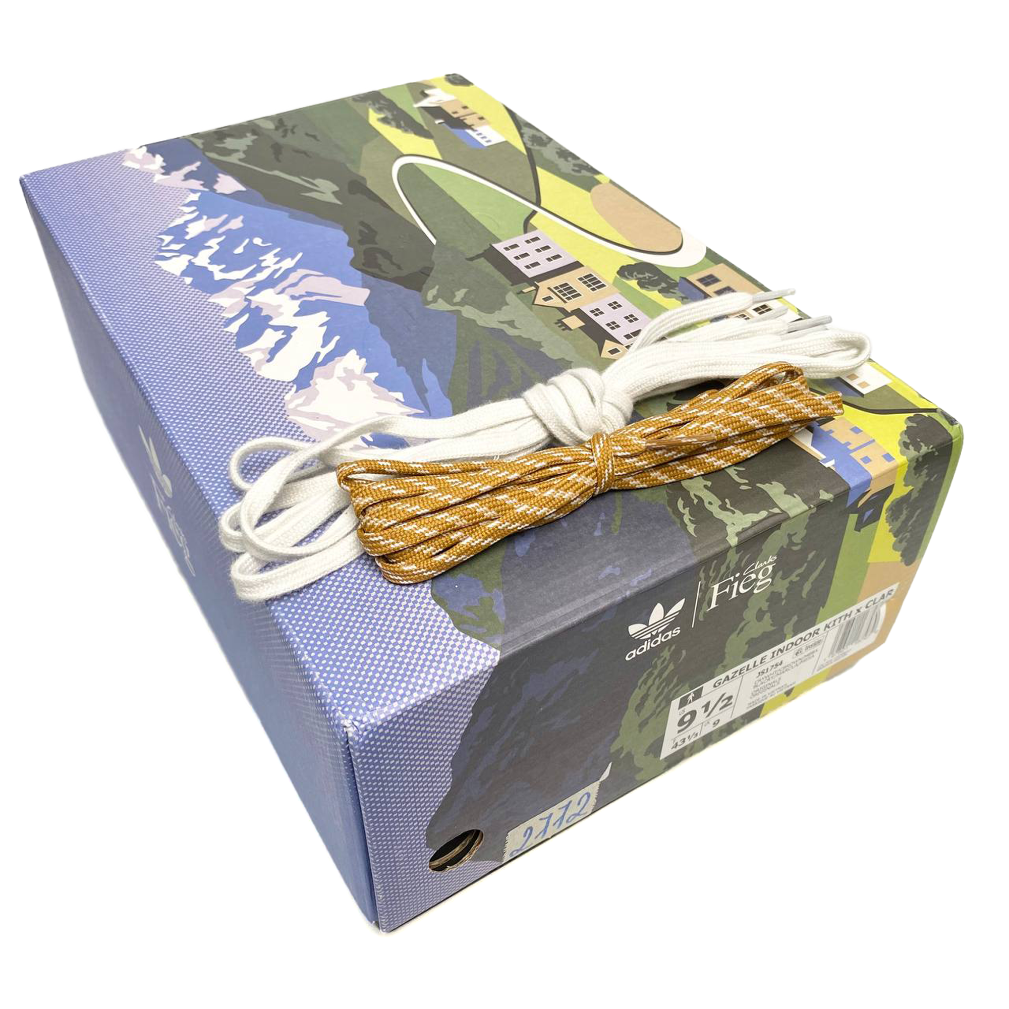  KITH RONNIE FIEG × CLARKS × ADIDAS ORIGINALS 8TH STREET GAZELLE INDOOR SNAKESKIN JS1754 