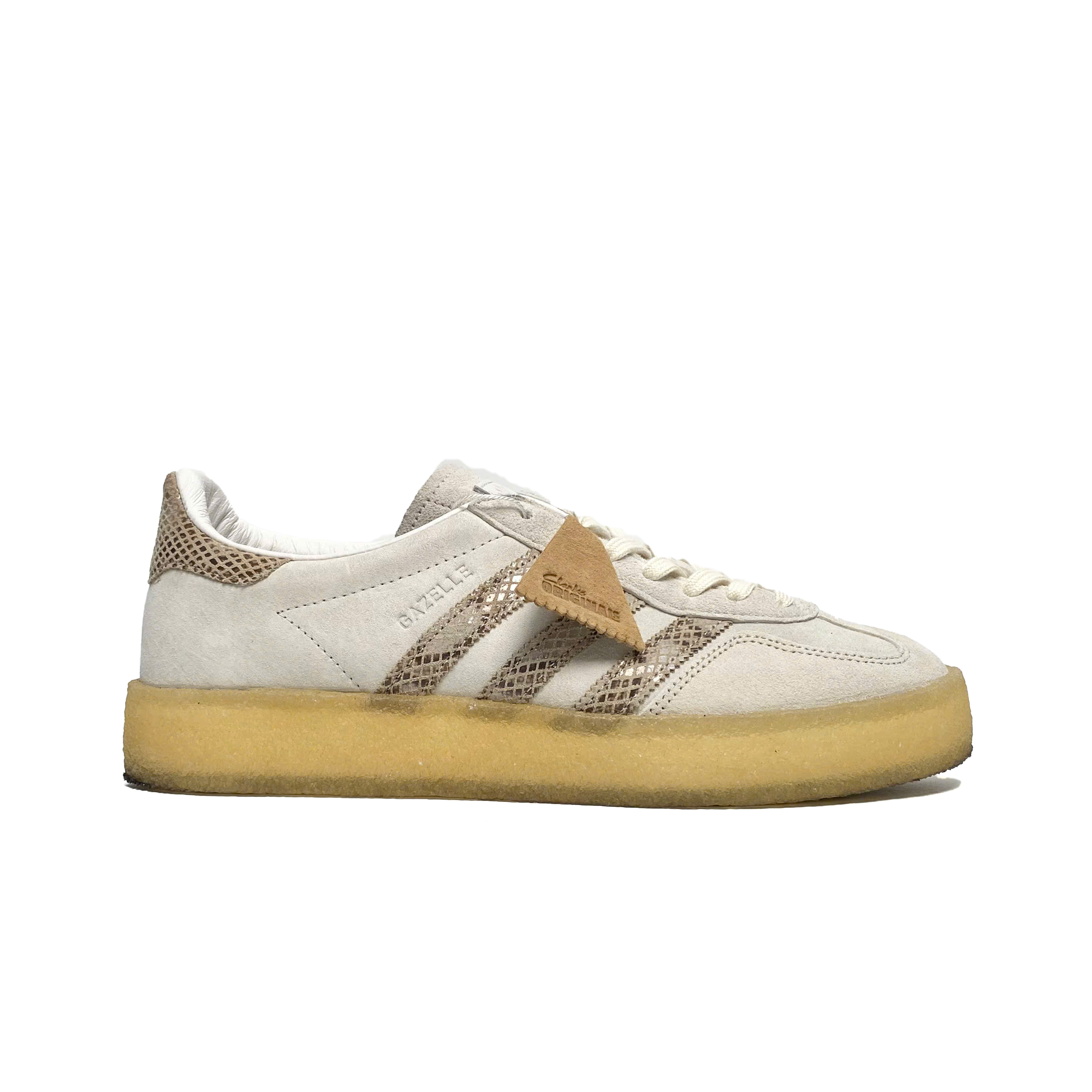 KITH RONNIE FIEG × CLARKS × ADIDAS ORIGINALS 8TH STREET GAZELLE INDOOR SNAKESKIN JS1754 