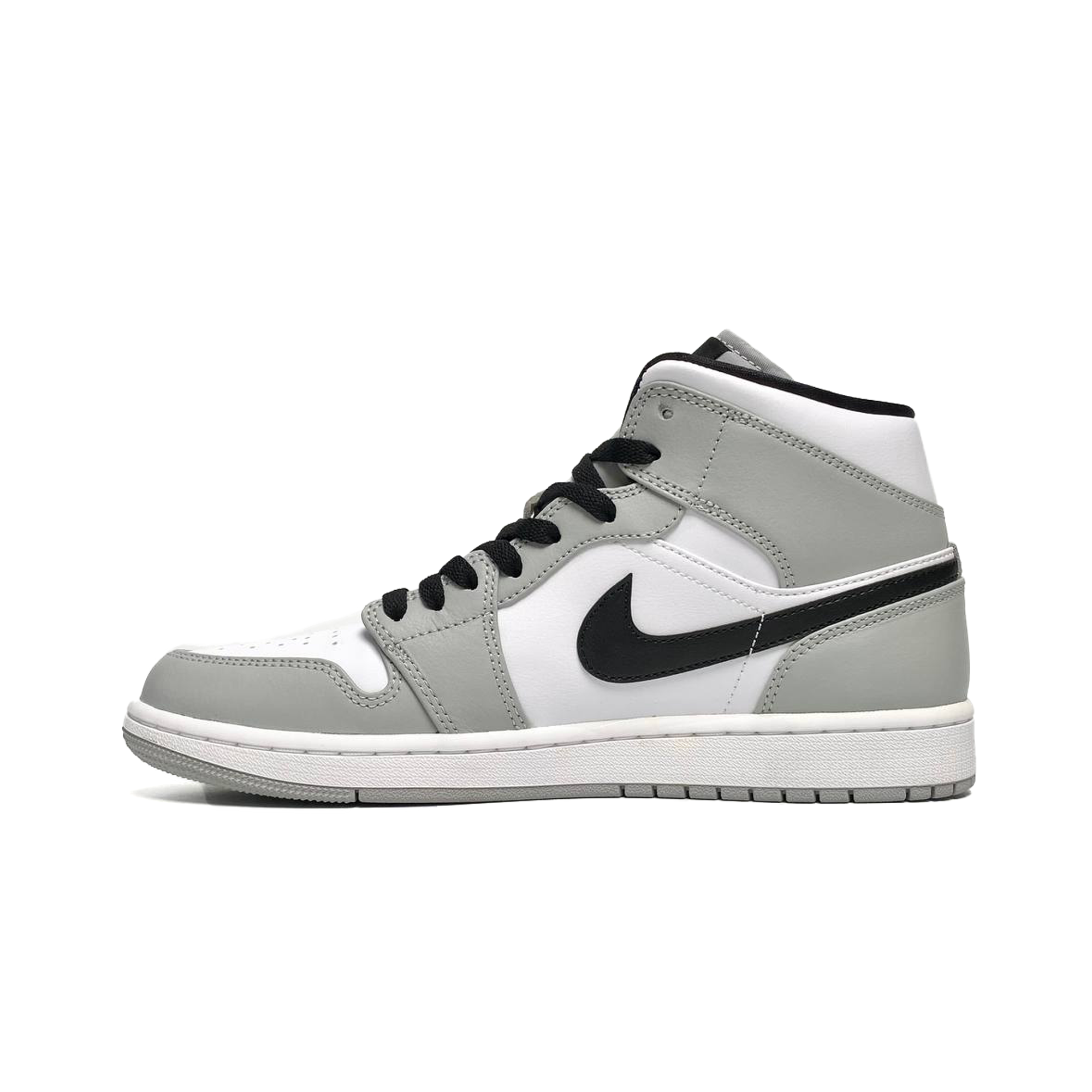  NIKE AIR JORDAN 1 MID SMOKE GREY 554724-092 