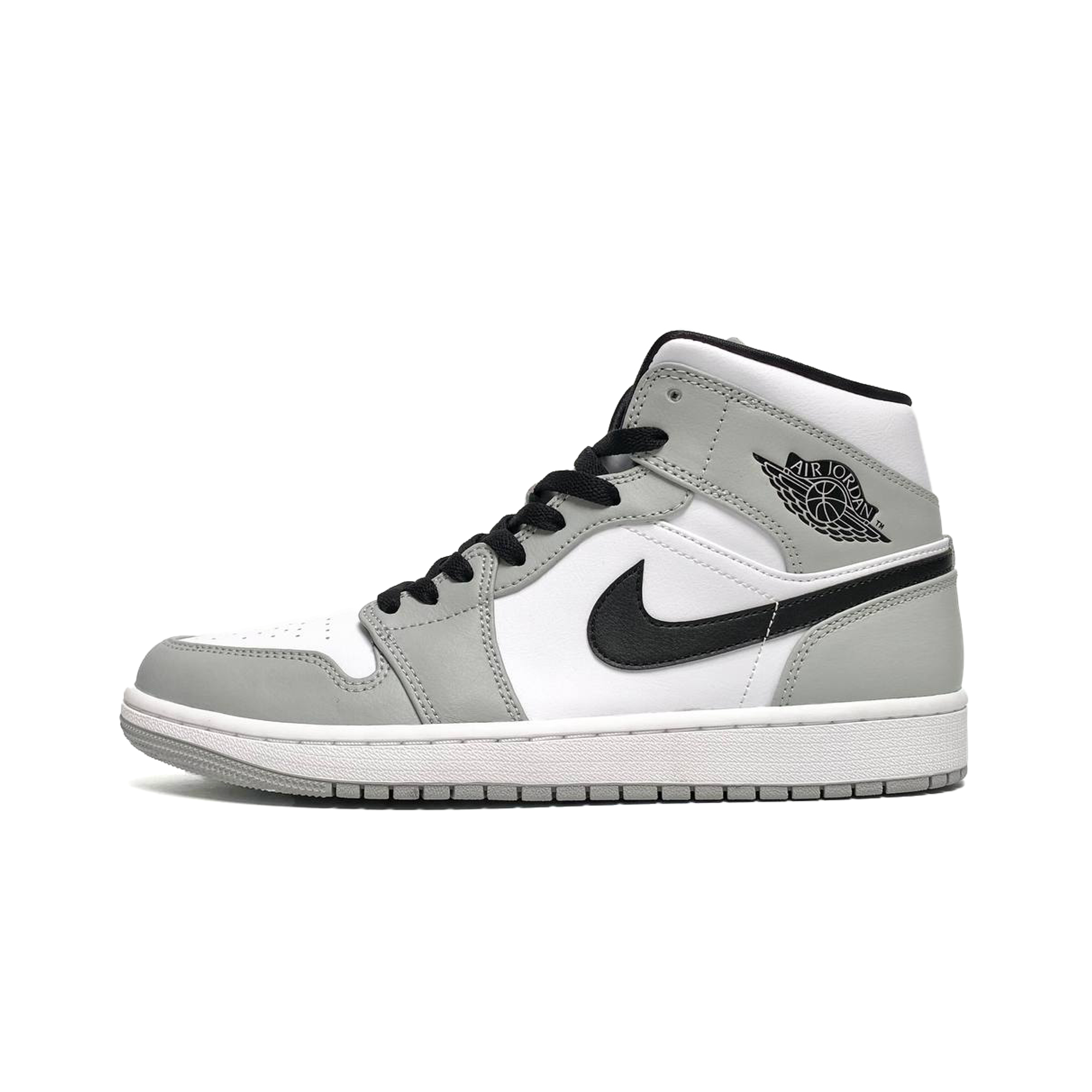  NIKE AIR JORDAN 1 MID SMOKE GREY 554724-092 