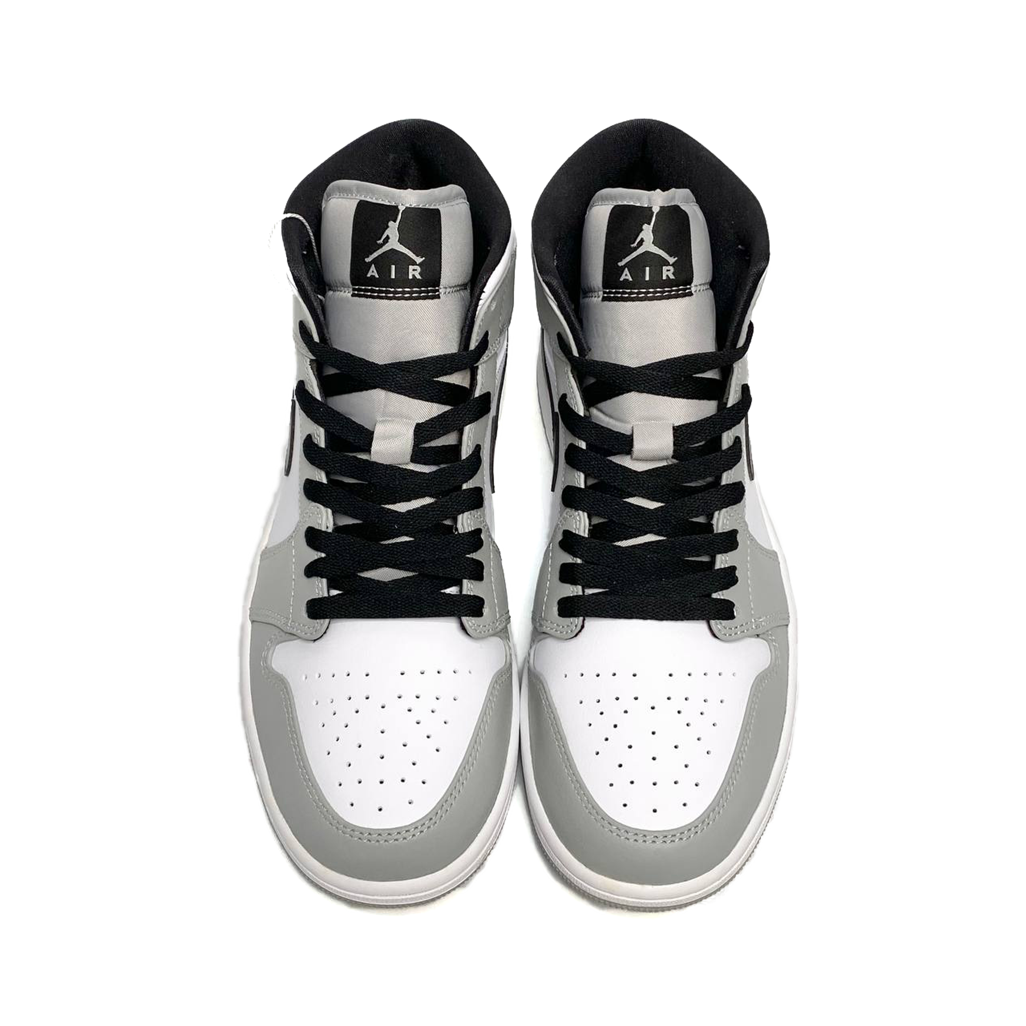  NIKE AIR JORDAN 1 MID SMOKE GREY 554724-092 