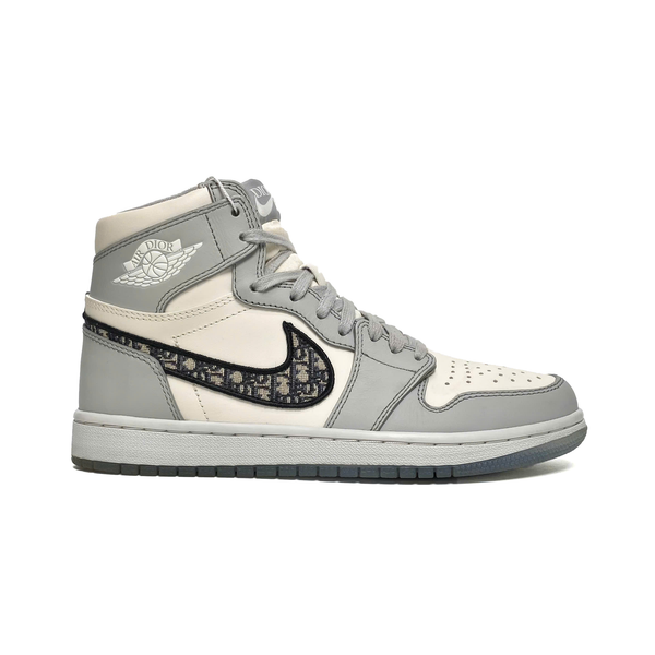  NIKE DIOR X AIR JORDAN 1 HIGH WOLF GREY CN8607-002 