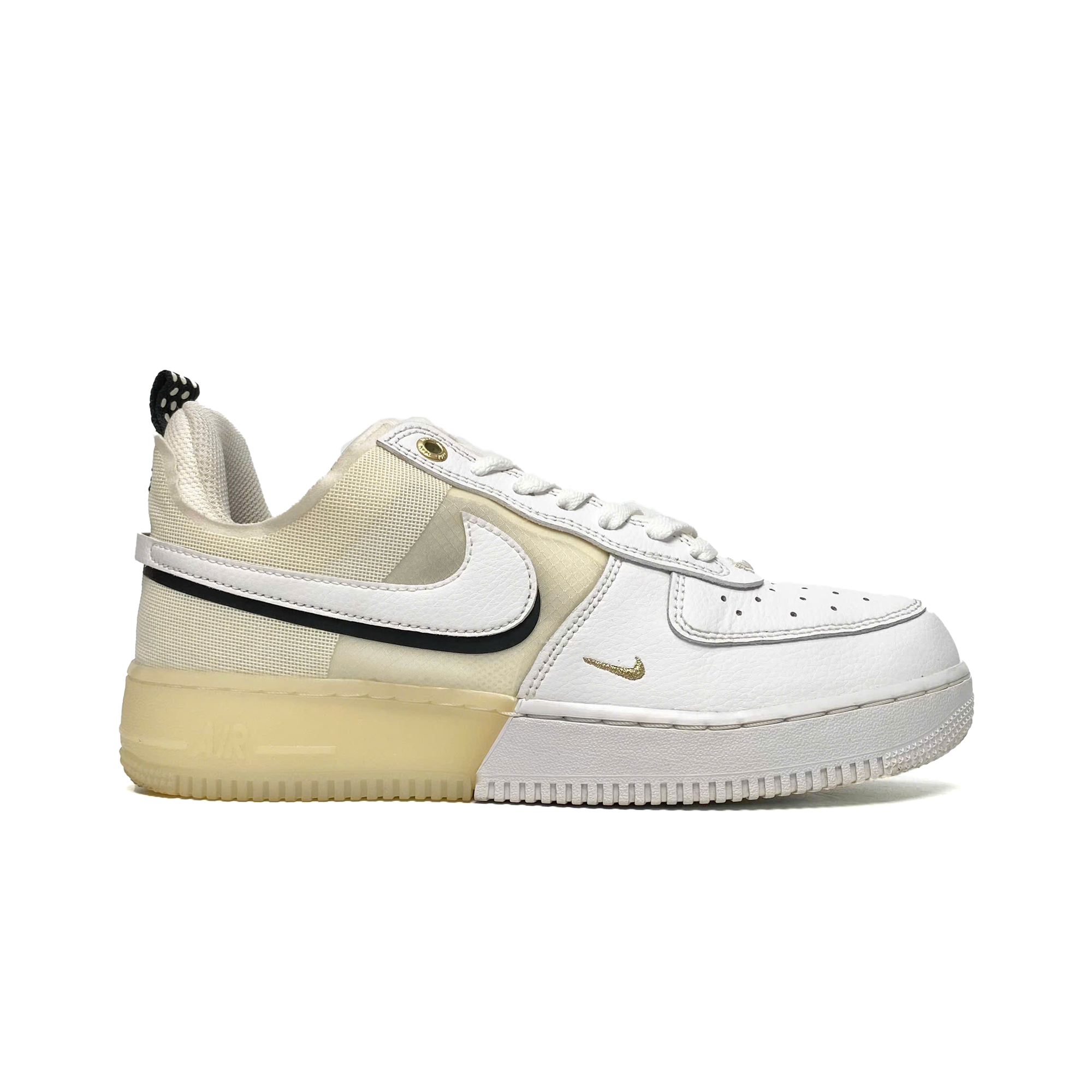  NIKE AIR FORCE 1 REACT WHITE SAIL BLACK DQ7669-100 
