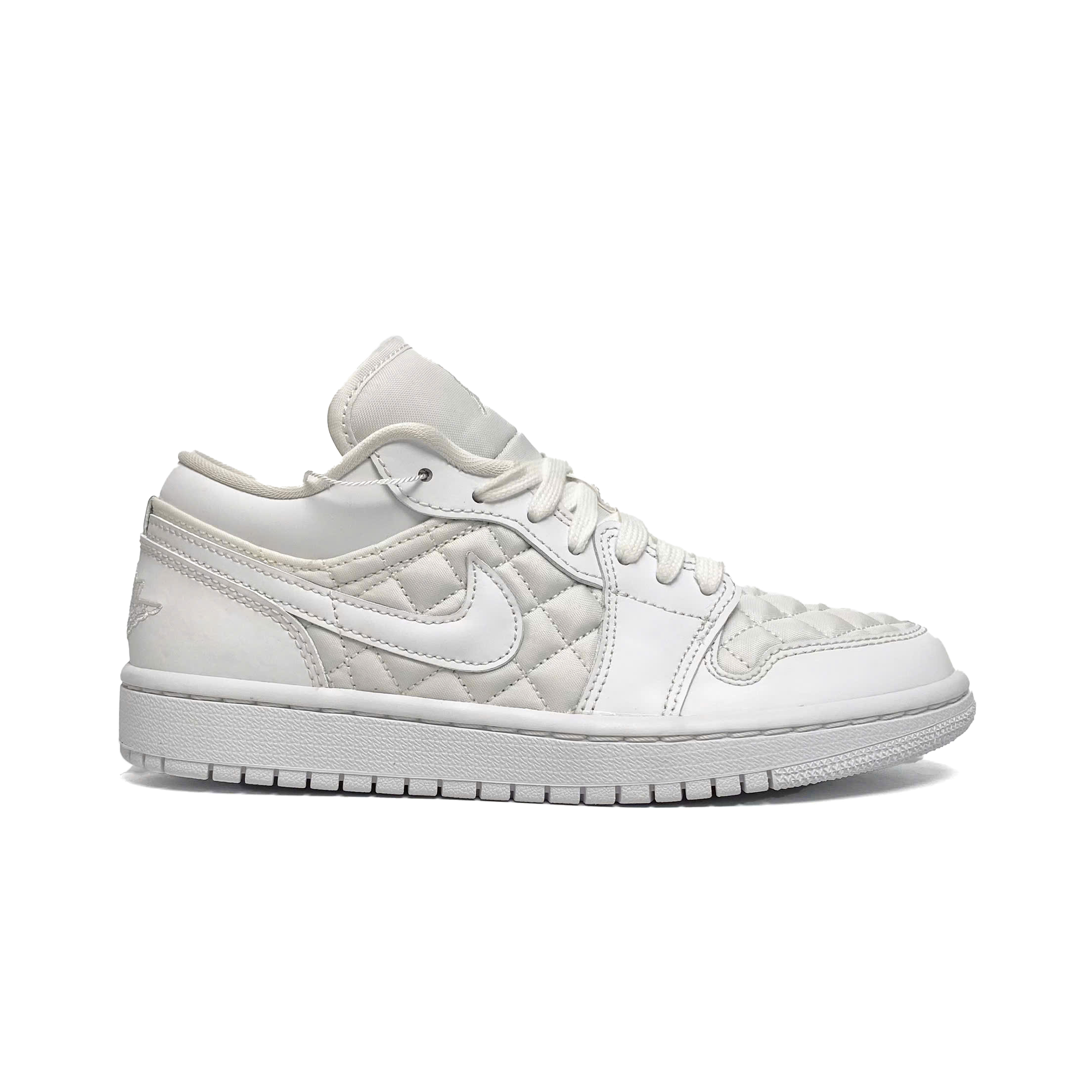  NIKE AIR JORDAN 1 LOW QUILTED WHITE DB6480-100 