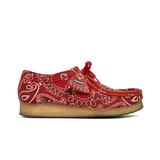  CLARKS X SUPREME WALLABEE BANDANA RED 261-42399 