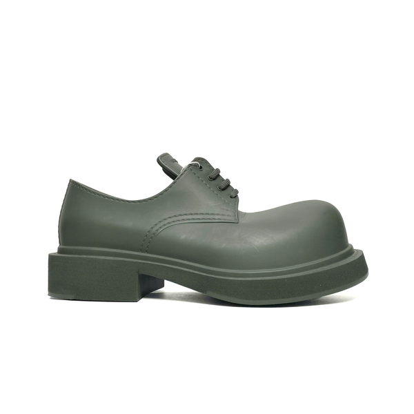  BALENCIAGA TRAINERS WORN-OUT DARK GREEN 717805W0FOI1025 