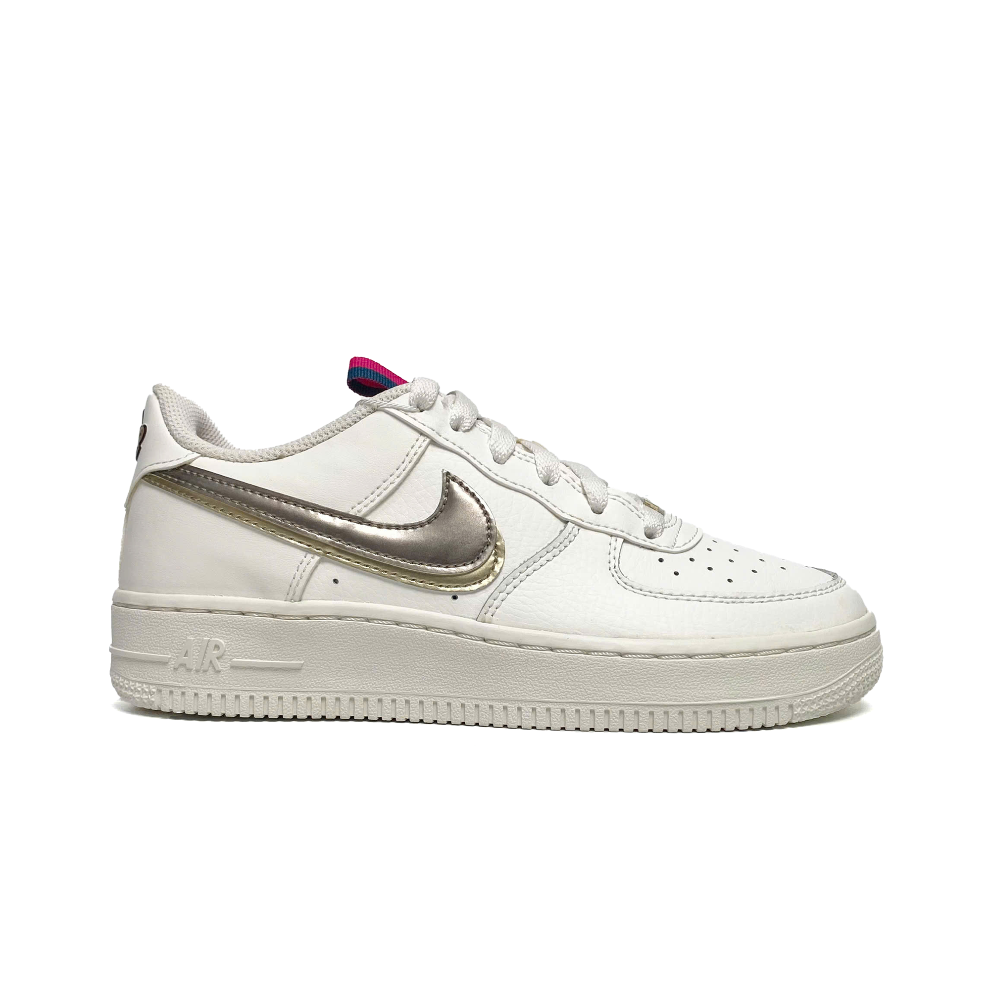  NIKE AIR FORCE 1 LOW SILVER GOLD DH9595-001 