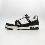  GIÀY LOUIS VUITTON LV TRAINER SNEAKER BLACK WHITE 1AAV8H 