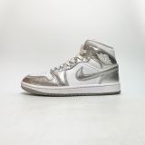  NIKE AIR JORDAN 1 MID SE METALLIC SILVER FN5031-100 