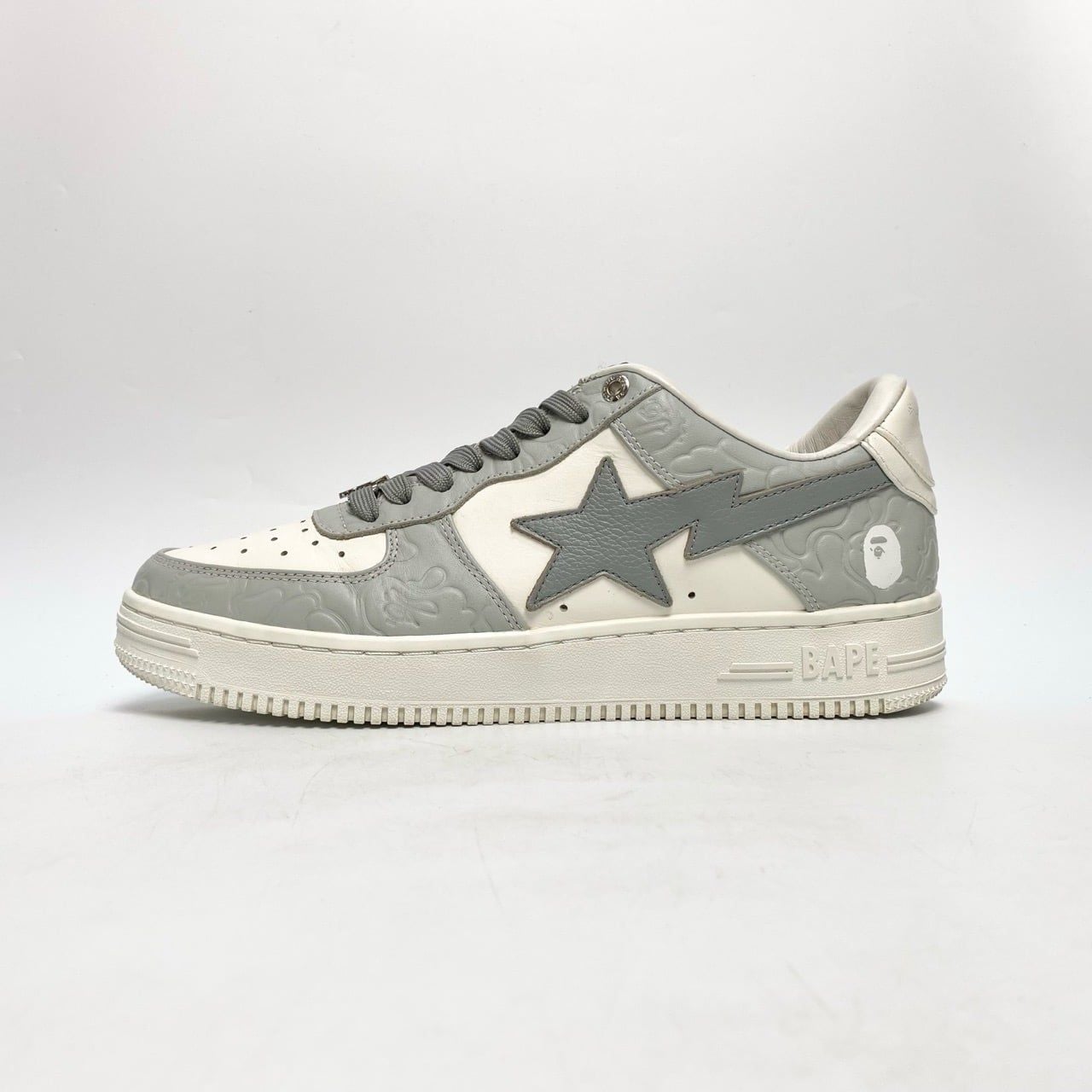  A BATHING APE BAPE STA #4 LINE CAMO WHITE GREY 