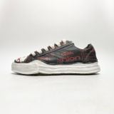  MAISON MIHARA YASUHIRO ORIGINAL SOLE DISKUNION LEATHER LOW-TOP A04FW714 