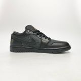  NIKE AIR JORDAN 1 LOW BLACK ELEPHANT PRINT IM6568-010 