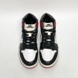  NIKE AIR JORDAN 1 RETRO HIGH SATIN BLACK TOE CD0461-016 