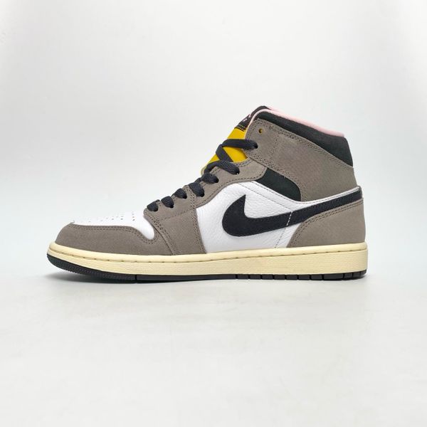  NIKE AIR JORDAN 1 MID SE WHITE CAVE STONE HQ2011-100 