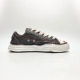  MAISON MIHARA YASUHIRO ORIGINAL SOLE DISKUNION LEATHER LOW-TOP A04FW714 