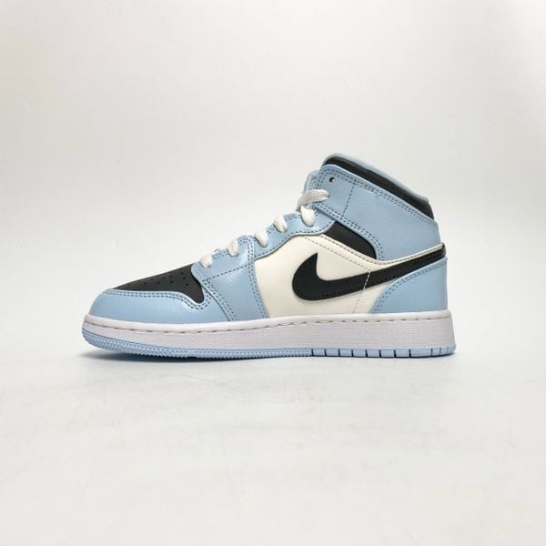  NIKE AIR JORDAN 1 MID GS ICE BLUE 555112-401 