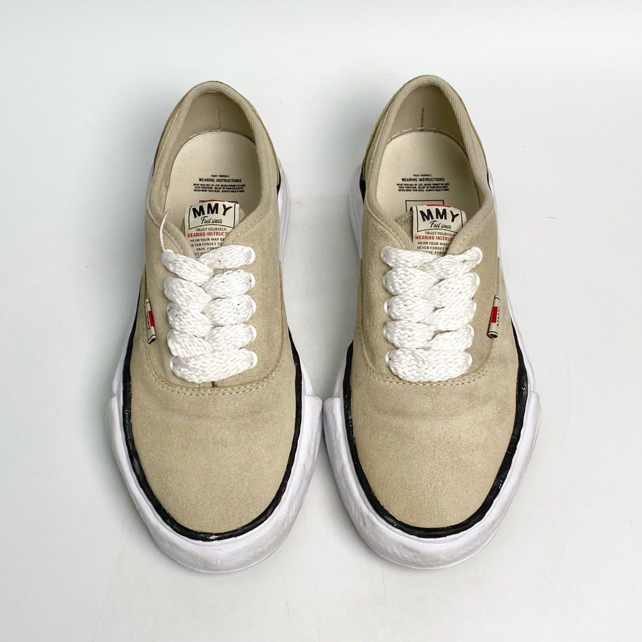  MAISON MIHARA YASUHIRO BAKER OG SOLE SUEDE LOW BEIGE 