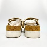  DÉP GUCCI X ADIDAS SLIDE SANDAL BROWN ‎702412-FAAW2-7142 