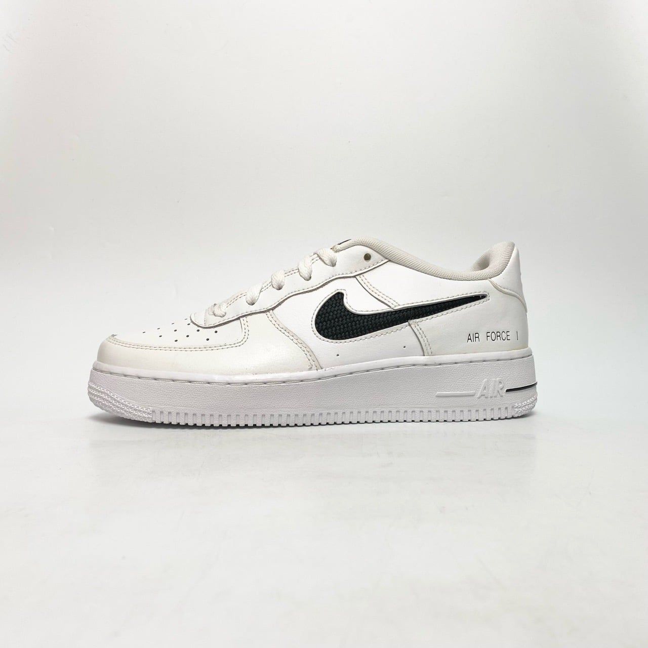  NIKE AIR FORCE 1 LOW 07 WHITE BLACK (GS) DB2616-100 