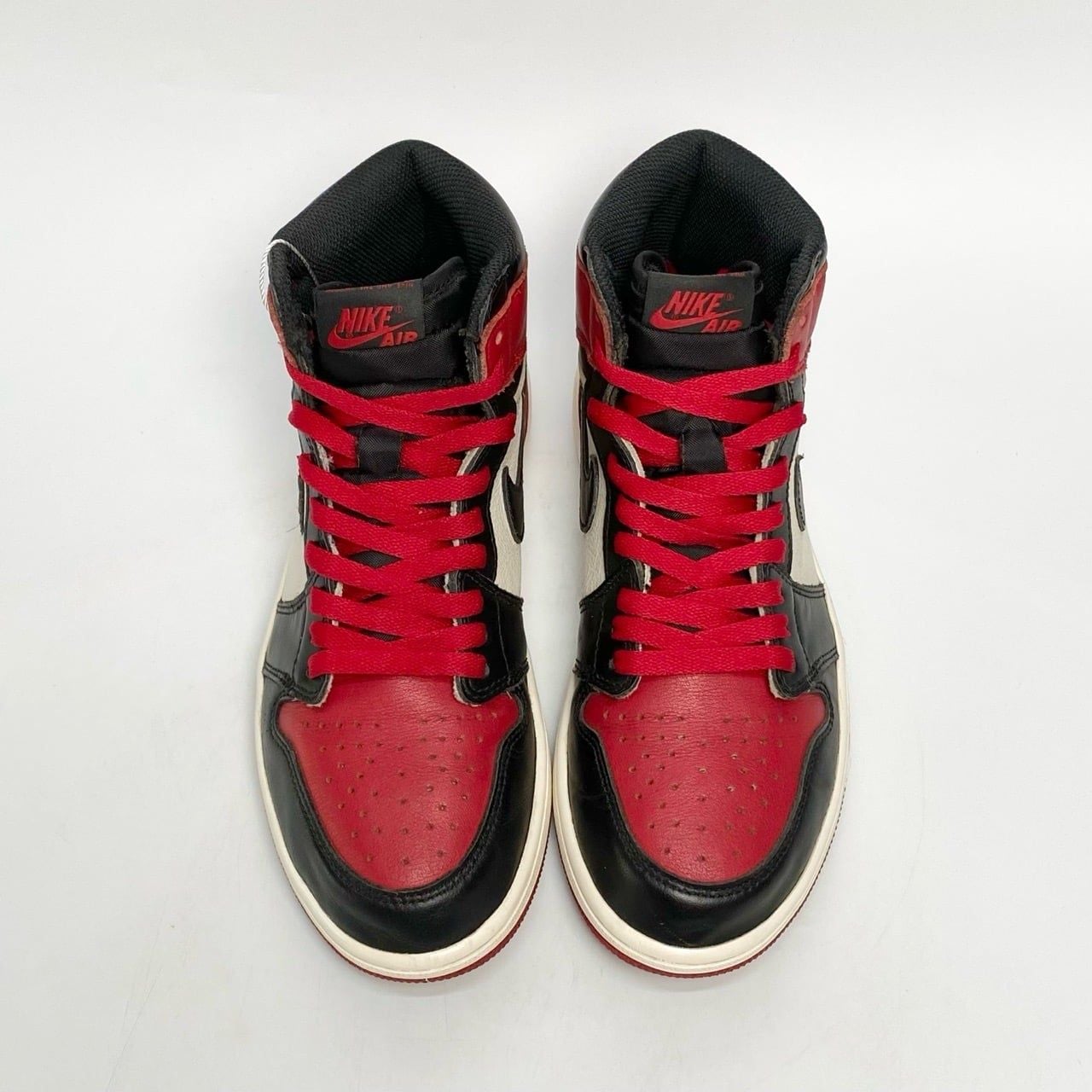  NIKE AIR JORDAN 1 RETRO HIGH BRED TOE 555088-610 