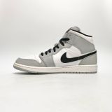  NIKE AIR JORDAN 1 MID SMOKE GREY 554724-092 
