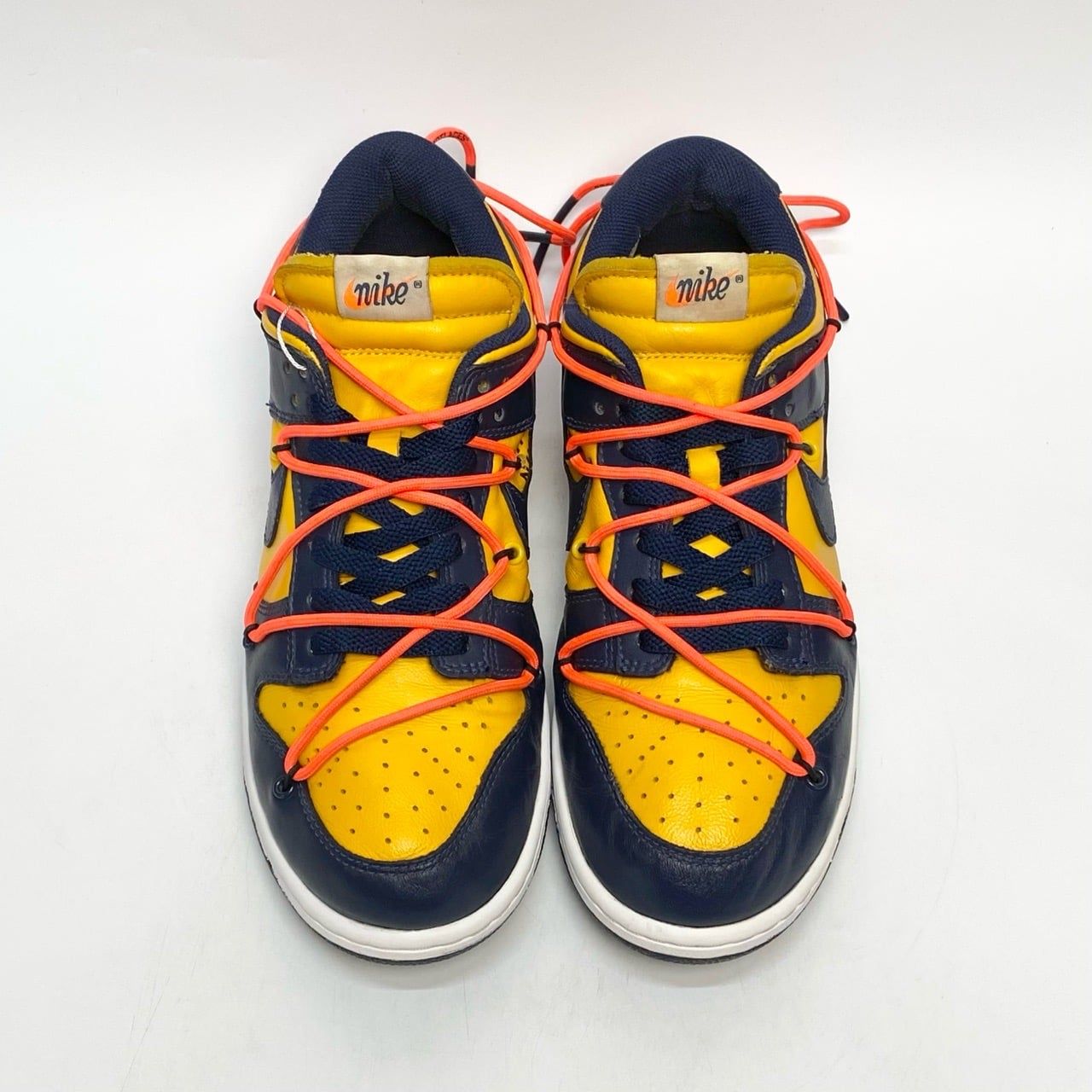  NIKE DUNK LOW OFF-WHITE UNIVERSITY GOLD MIDNIGHT NAVY CT0856-700 